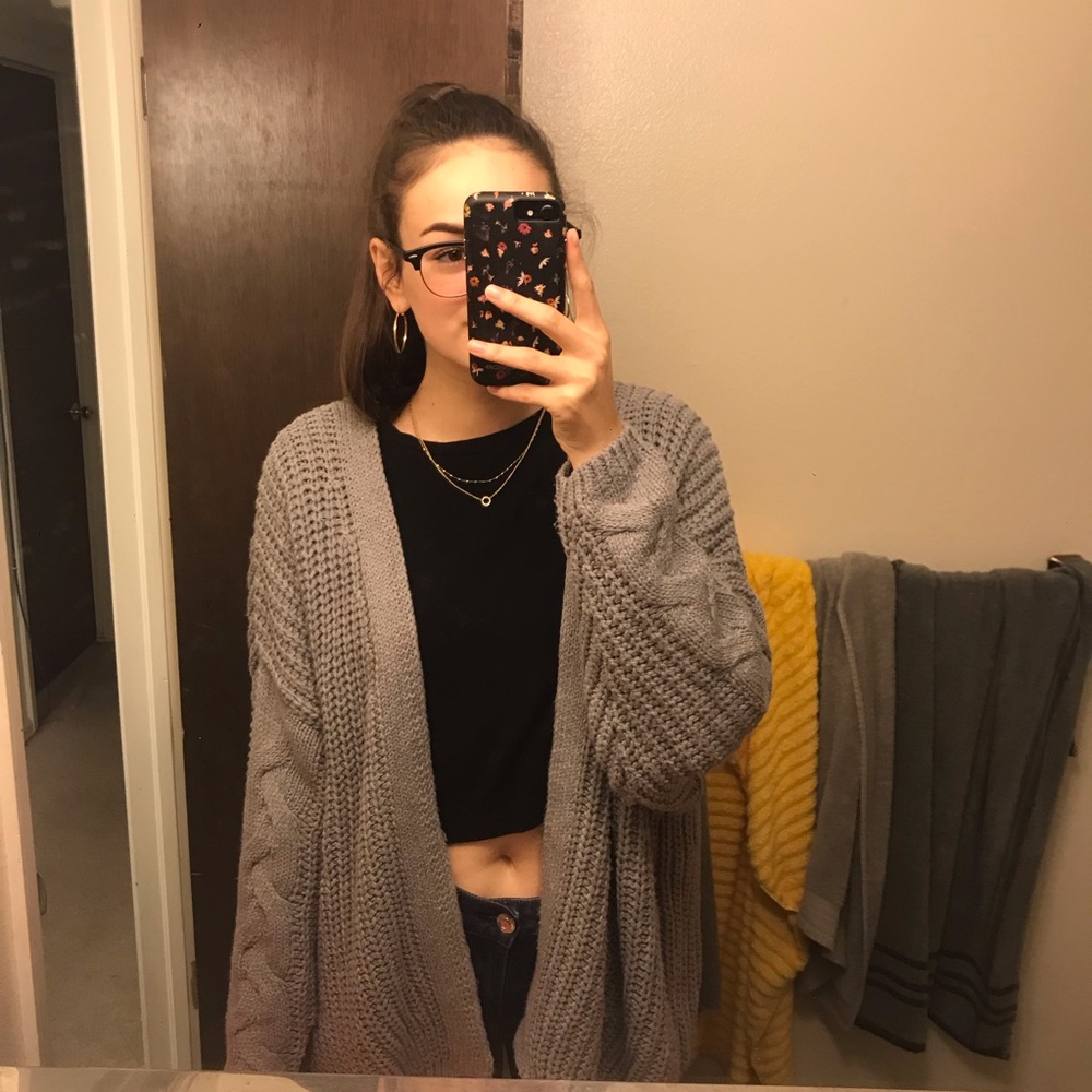 Cozy Gray Cardigan